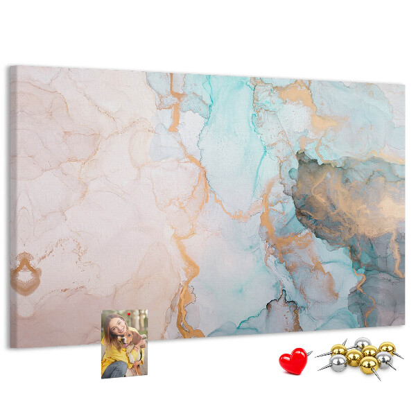 Cork memo board Abstract painting