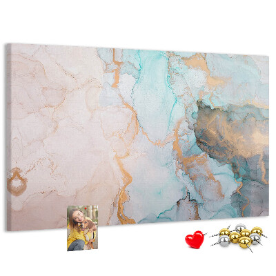 Cork memo board Abstract painting