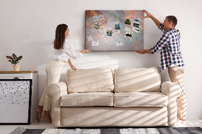 Cork board Decorative marble