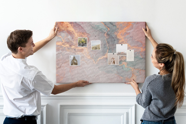 Cork board Decorative marble