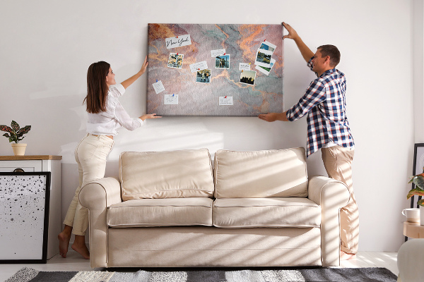 Cork board Decorative marble