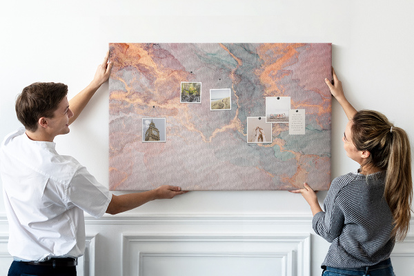 Cork board Decorative marble