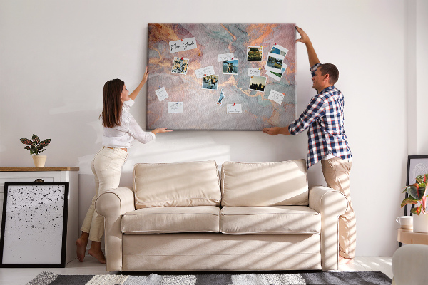 Cork board Decorative marble