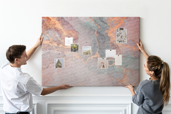 Cork board Decorative marble