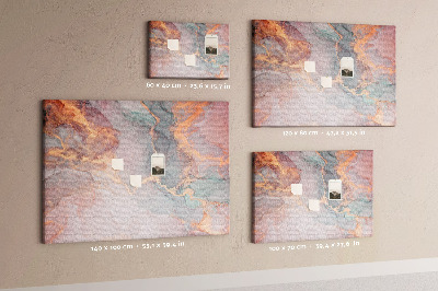 Cork board Decorative marble