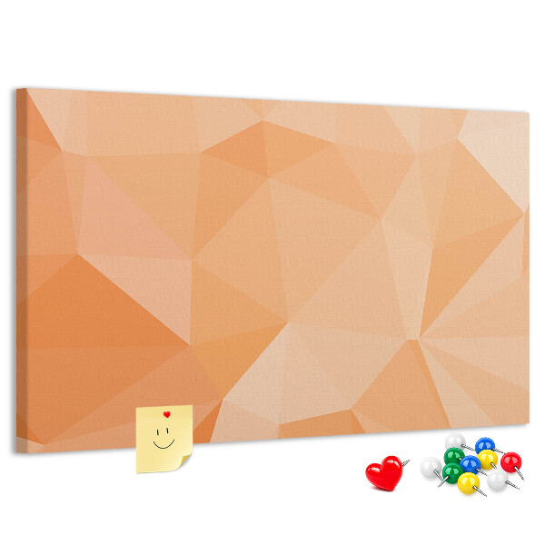 Cork board Triangles abstraction