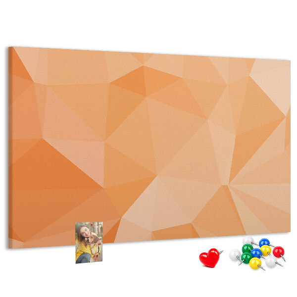 Cork board Triangles abstraction