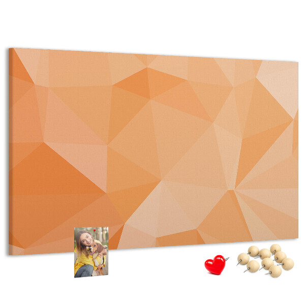Cork board Triangles abstraction