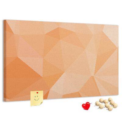 Cork board Triangles abstraction