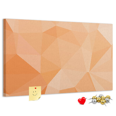 Cork board Triangles abstraction