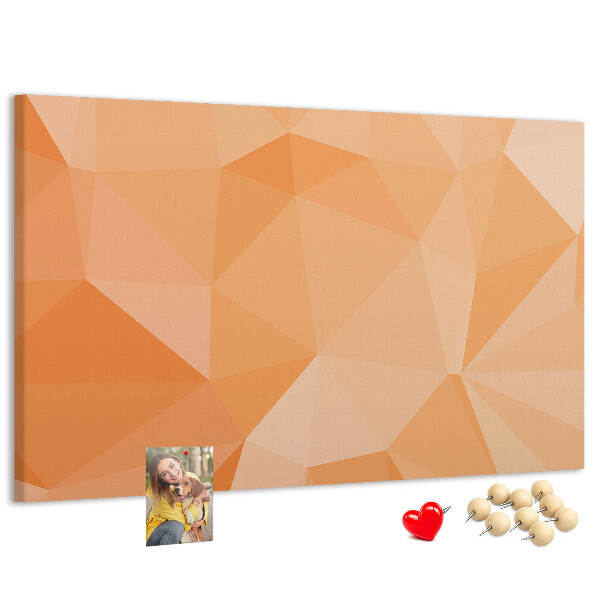 Cork board Triangles abstraction