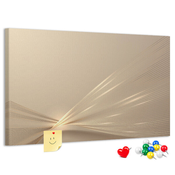 Cork memo board Abstract light