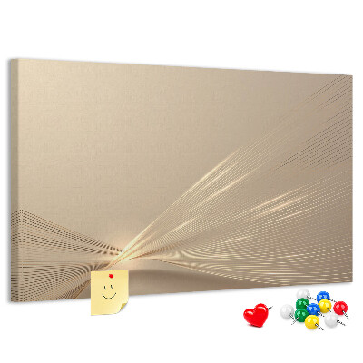 Cork memo board Abstract light