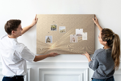 Cork memo board Abstract light