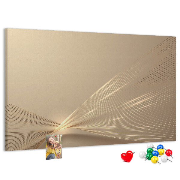 Cork memo board Abstract light