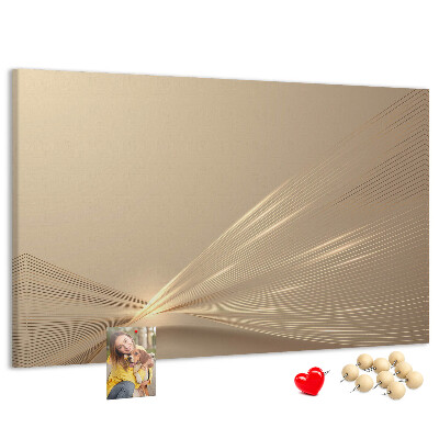 Cork memo board Abstract light