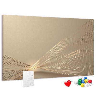 Cork memo board Abstract light