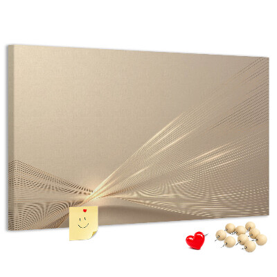 Cork memo board Abstract light