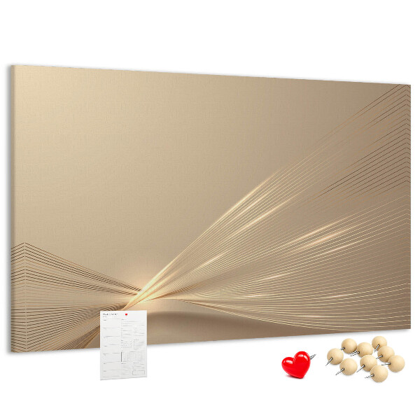 Cork memo board Abstract light