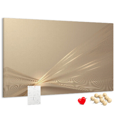 Cork memo board Abstract light