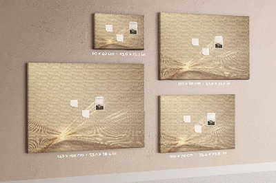 Cork memo board Abstract light