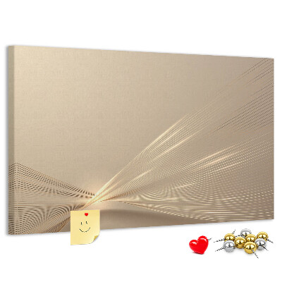 Cork memo board Abstract light
