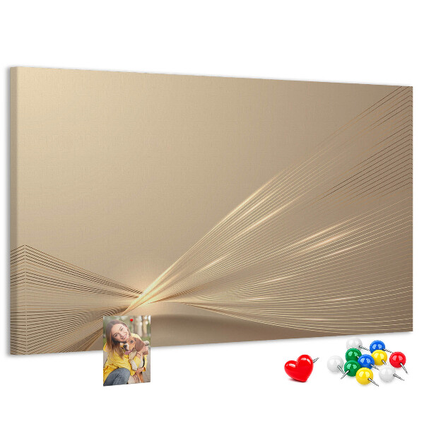 Cork memo board Abstract light