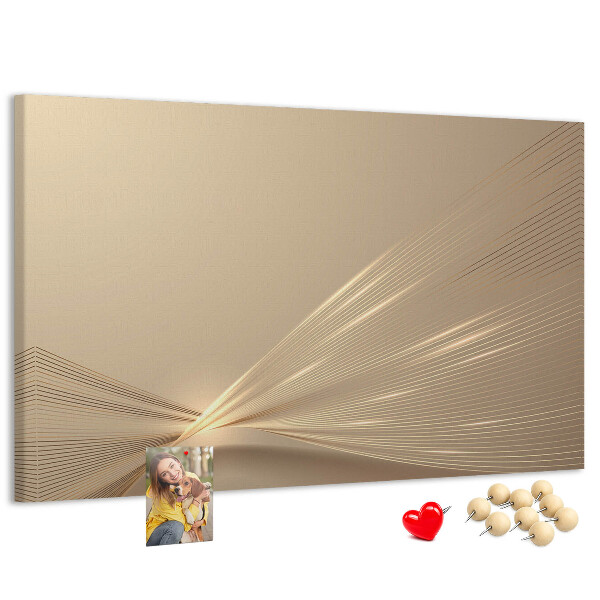 Cork memo board Abstract light