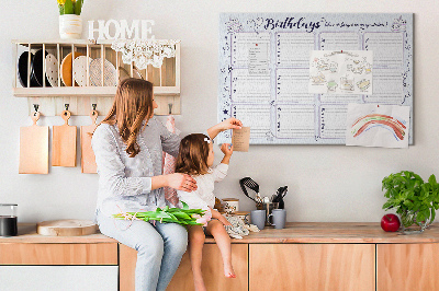 Cork board Birthday note