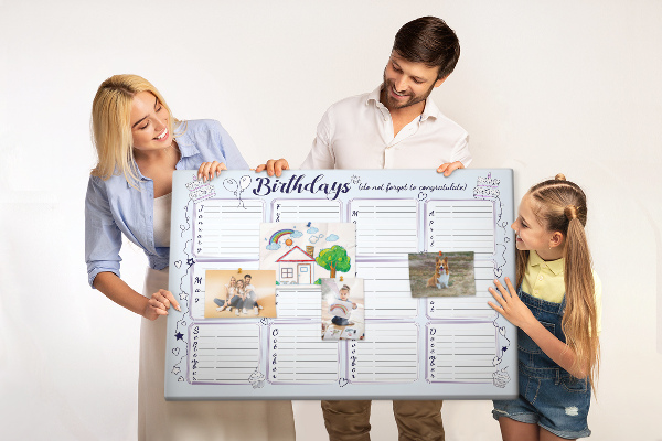 Cork board Birthday note