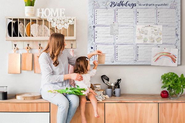 Cork board Birthday note