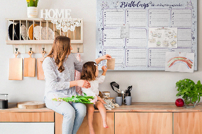 Cork board Birthday note