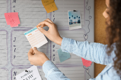 Cork board Birthday note
