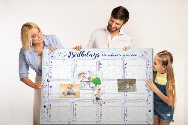 Cork board Birthday note
