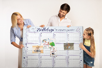 Cork board Birthday note