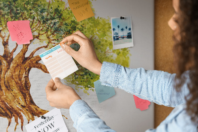Cork board Family tree