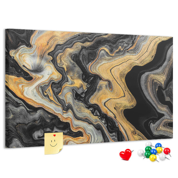Cork display board Gold marble