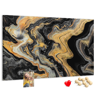 Cork display board Gold marble
