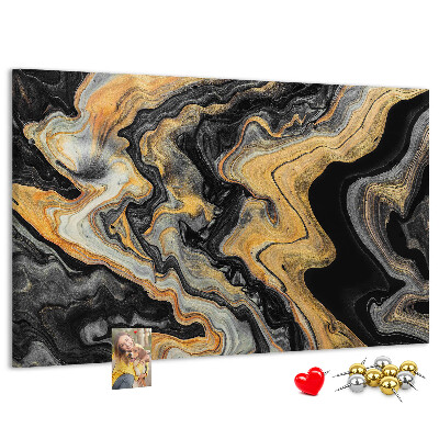 Cork display board Gold marble