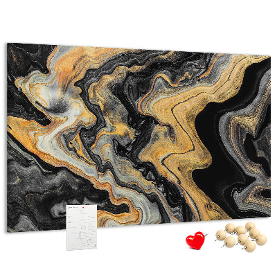 Cork display board Gold marble