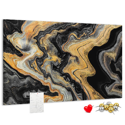 Cork display board Gold marble