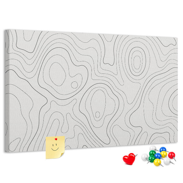 Cork memo board Splashes abstraction
