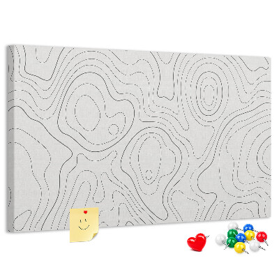 Cork memo board Splashes abstraction