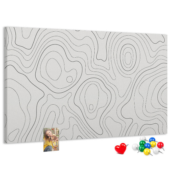 Cork memo board Splashes abstraction
