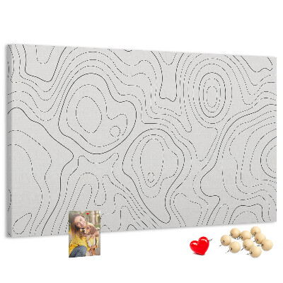 Cork memo board Splashes abstraction