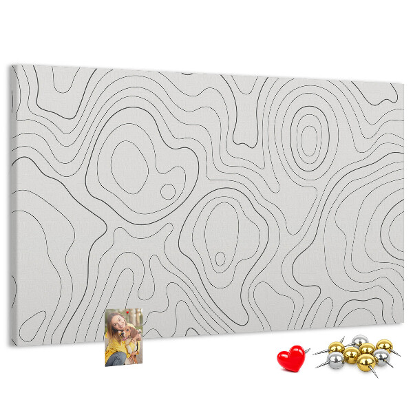 Cork memo board Splashes abstraction