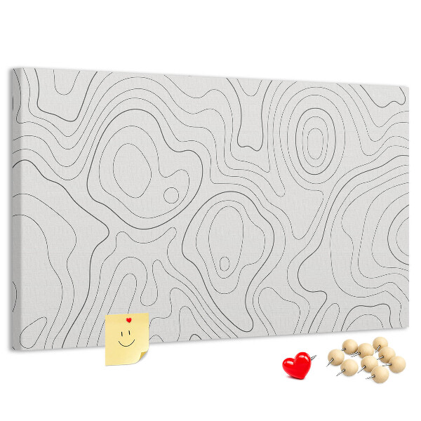 Cork memo board Splashes abstraction