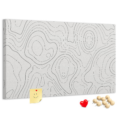Cork memo board Splashes abstraction