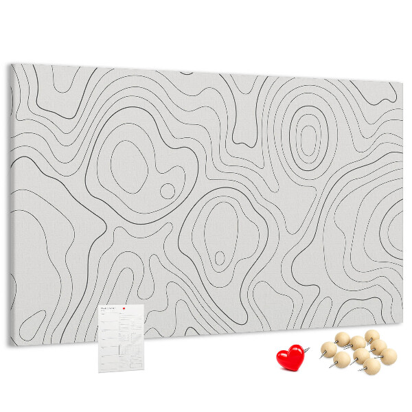 Cork memo board Splashes abstraction