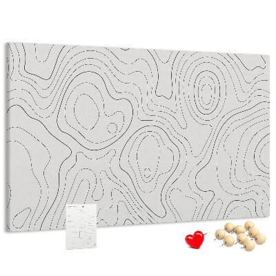 Cork memo board Splashes abstraction